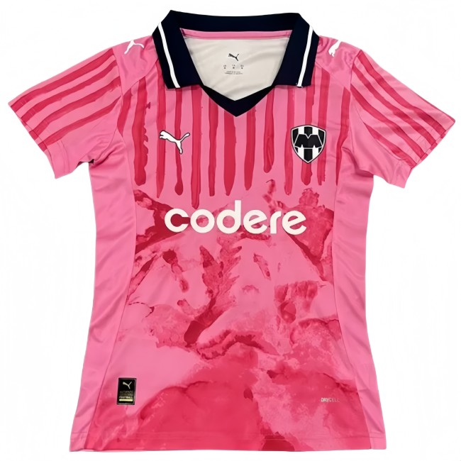 2025-26 Women Monterrey Pink Goalkeeper  Soccer Jersey