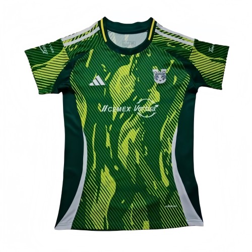 2025-26 Women Tigres UANL green  soccer Jersey