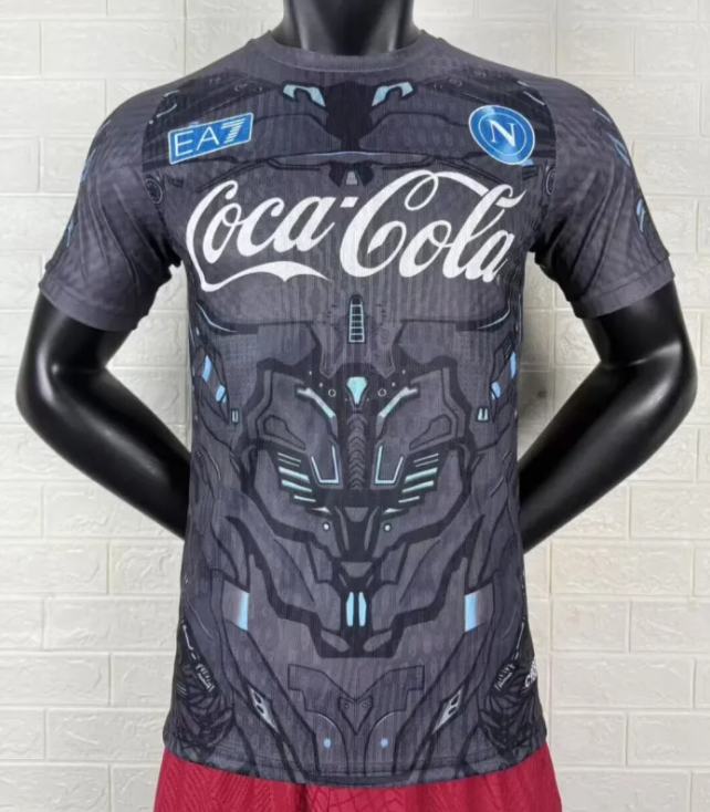 2025/26 Mens Napoli Grey Special Edition Player  soccer jersey