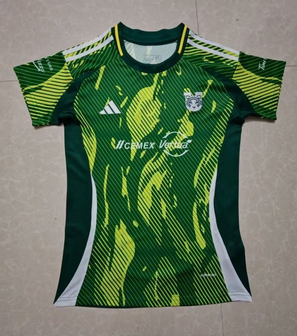 2025-26 Women Tigres UANL green  soccer Jersey