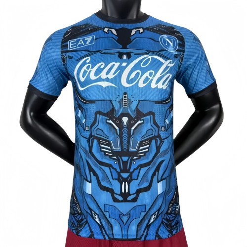 2025/26 Mens Napoli Blue Special Edition Player soccer jersey