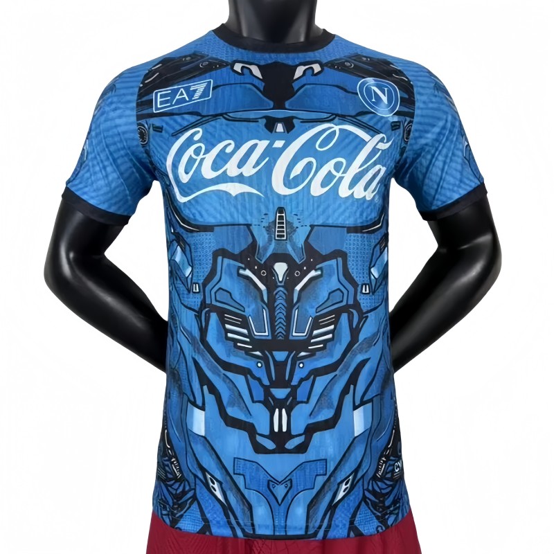 2025/26 Mens Napoli Blue Special Edition Player soccer jersey