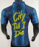 2025-26 Mens Manchester City  Blue Limited Edition  Player soccer Jersey