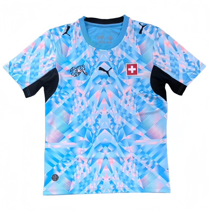 2026-27 Mens Switzerland blue soccer jersey