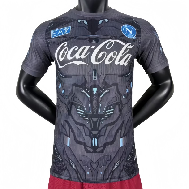 2025/26 Mens Napoli Grey Special Edition Player  soccer jersey