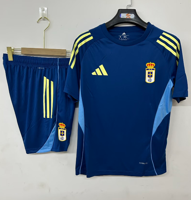 2025-26 Mens  Real Oviedo  blue short training suit
