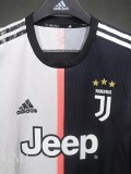 2019-2020 Mens Juventus Home Player Version Retro Soccer Jersey