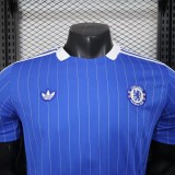 2025-26 Mens Chelsea casual style  Player  version blue Soccer Jersey