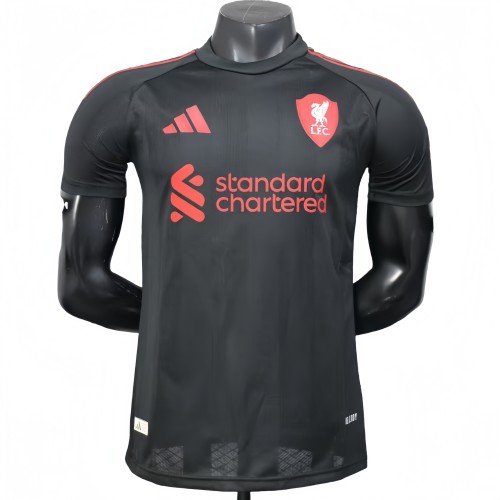 2025-26 Mens LIV black Player Version Soccer Jersey