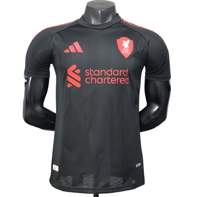 2025-26 Mens LIV black Player Version Soccer Jersey