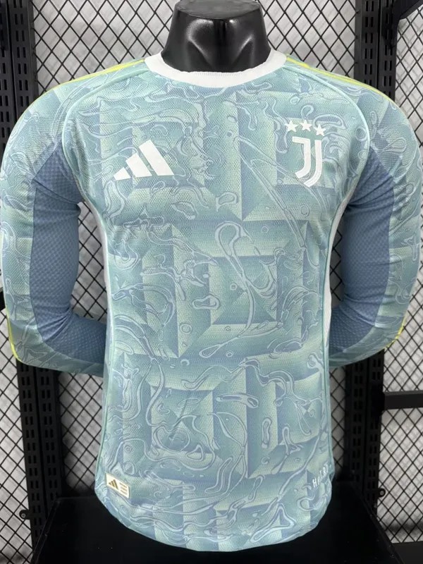 2025-26 Player version Mens Juventus away Long sleeve Jersey