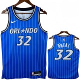 25-26 Magic O'NEAL #32 Blue Top Quality Hot Pressing NBA Jersey(条纹)