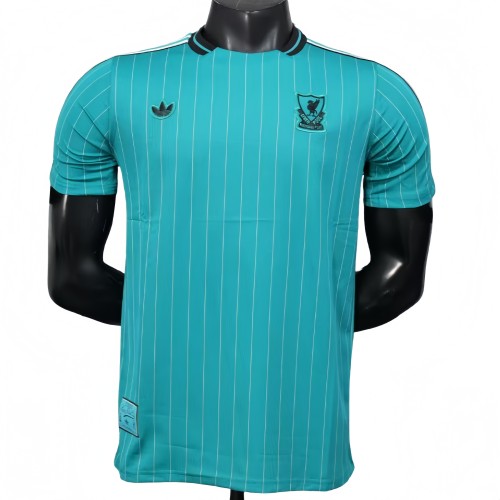 2025-26 Mens LIV casual style  blue Player Version Soccer Jerseyblue