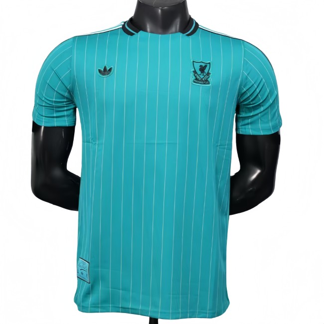 2025-26 Mens LIV casual style  blue Player Version Soccer Jerseyblue