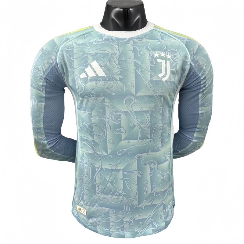 2025-26 Player version Mens Juventus away Long sleeve Jersey