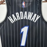 25-26 Magic HARDAWAY #1 Black Top Quality Hot Pressing NBA Jersey (Trapeze Edition) 飞人版