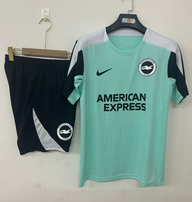 2025-26 Mens Brighton green short training suit