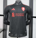 2025-26 Mens LIV black Player Version Soccer Jersey