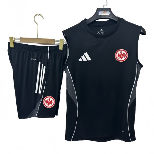 2025-26 Mens Frankfurt black  vest short training suit