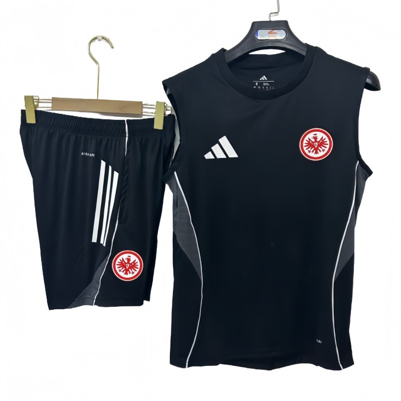 2025-26 Mens Frankfurt black  vest short training suit