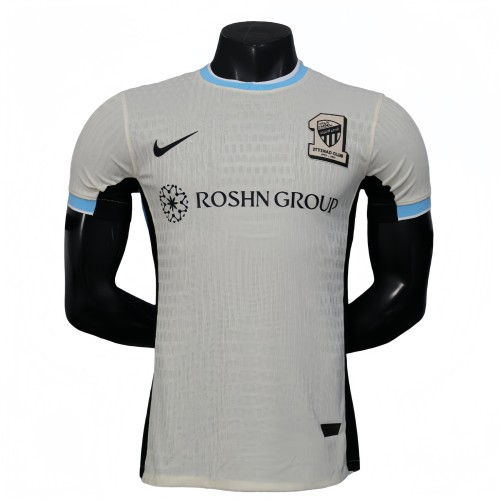 2025-26 Mens Ittihad away white  Player version soccer jersey