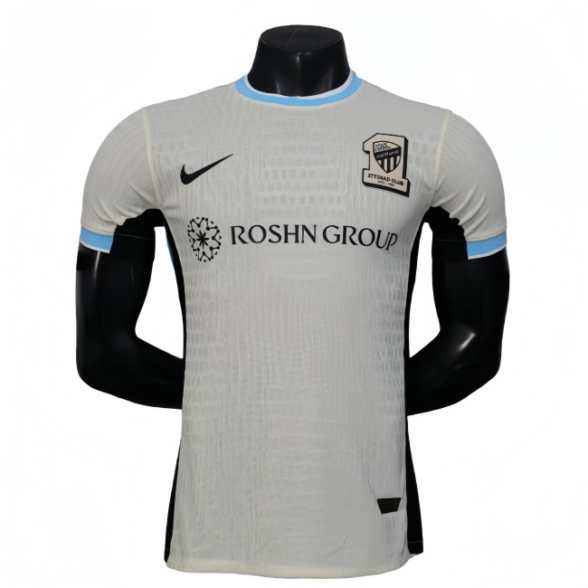 2025-26 Mens Ittihad away white  Player version soccer jersey