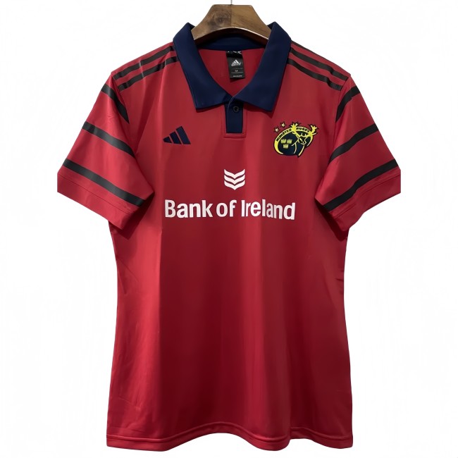 2025 MUNSTER Red Polo Rugby Jersey (有领)
