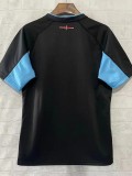 2025 England Blue Black Rugby Jersey (圆领)