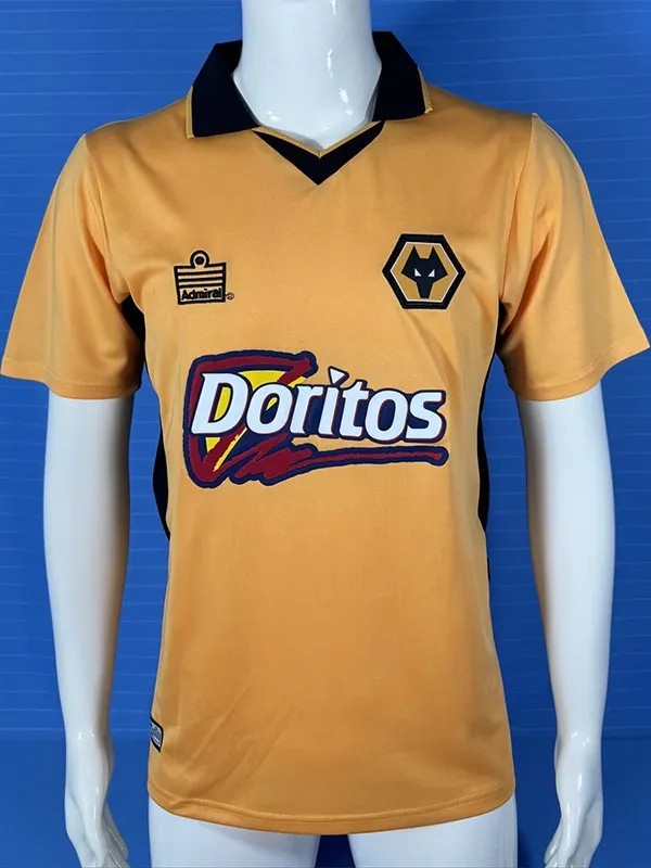2002-2003 Mens Wolves Home Retro Soccer Jersey