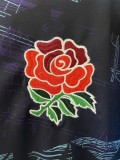 2025 England Blue Black Rugby Jersey (圆领)