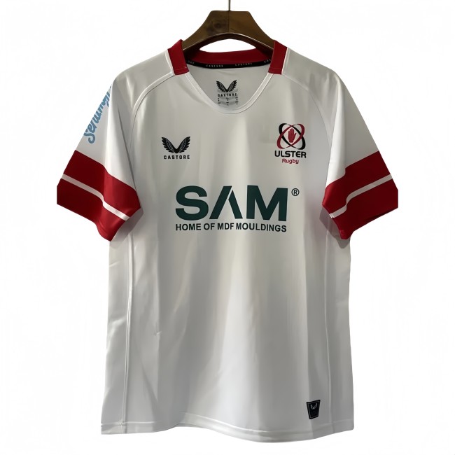 2025 ULSTER White Rugby Jersey (圆领)