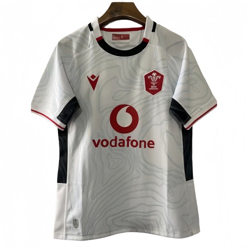 2026 Wales Away White Rugby Jersey (圆领)