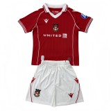 2025-26 KIDS Wrexham FC home red soccer jersey