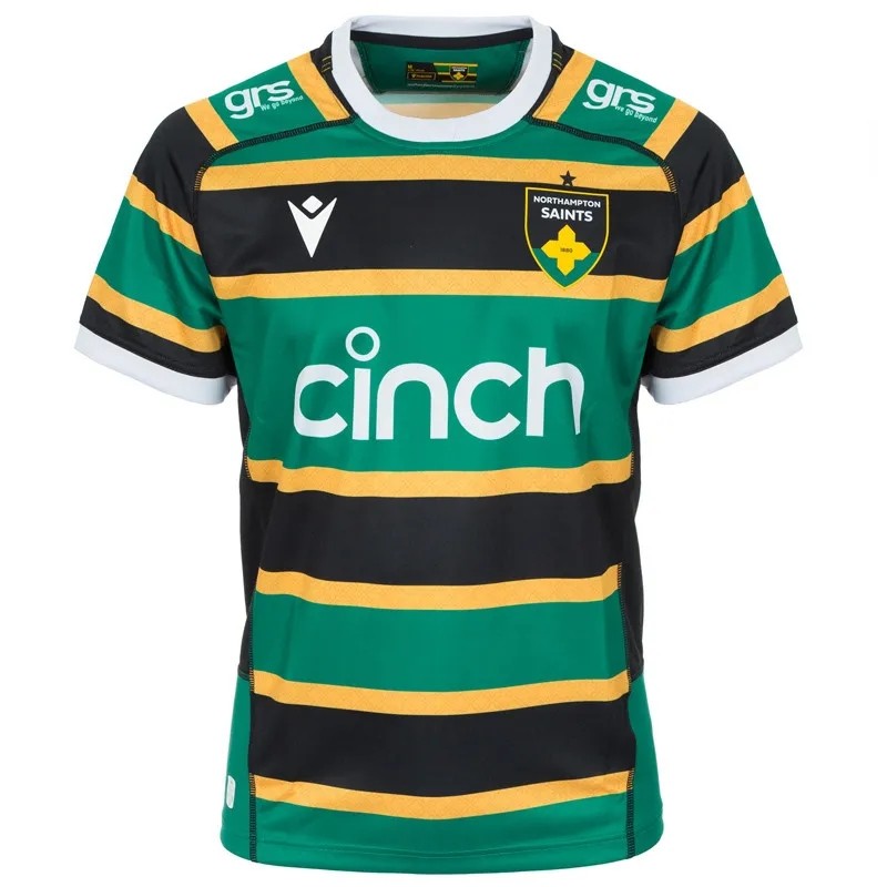 2026 Northampton Saints Home Green Rugby Jersey (圆领)