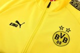 2025-26 Mens Borussia Dortmund Yellow jacket Tracksuit suit