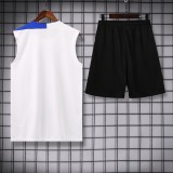2025-26 Mens PSG white vest short training suit