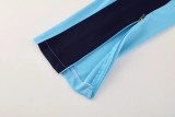 2025 NK Lake blue Half Pull Tracksuit