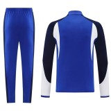 2025 NK Fancy blue Half Pull Tracksuit