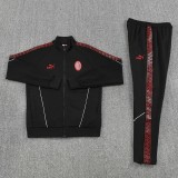 2025-26 Mens AC Milan black jacket Training suit