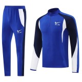 2025 NK Fancy blue Half Pull Tracksuit