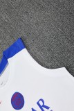 2025-26 Mens PSG white vest short training suit