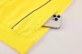 2025-26 Mens Borussia Dortmund Yellow jacket Tracksuit suit