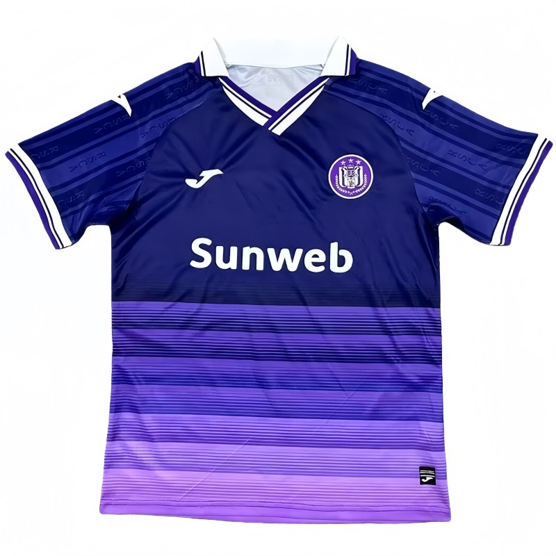 2025-26 Mens RSC Anderlecht Home Fans Soccer Jersey