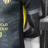 2025-26 Mens Ittihad third away black  Player version soccer jersey
