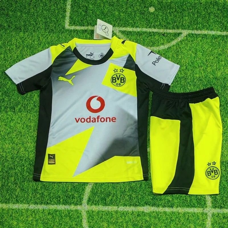 2025-26 KIDS Borussia Dortmund away Jersey