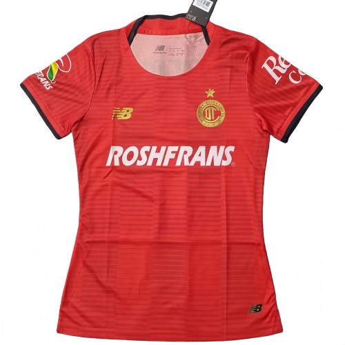 2025-26 Women  Toluca home red soccer jersey