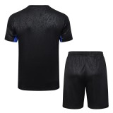 2025-26 Mens Barcelona black Training Short Suit
