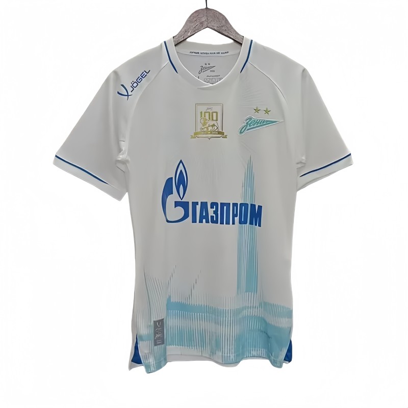 2025-26 Mens  Zenit Away white Fans Soccer Jersey