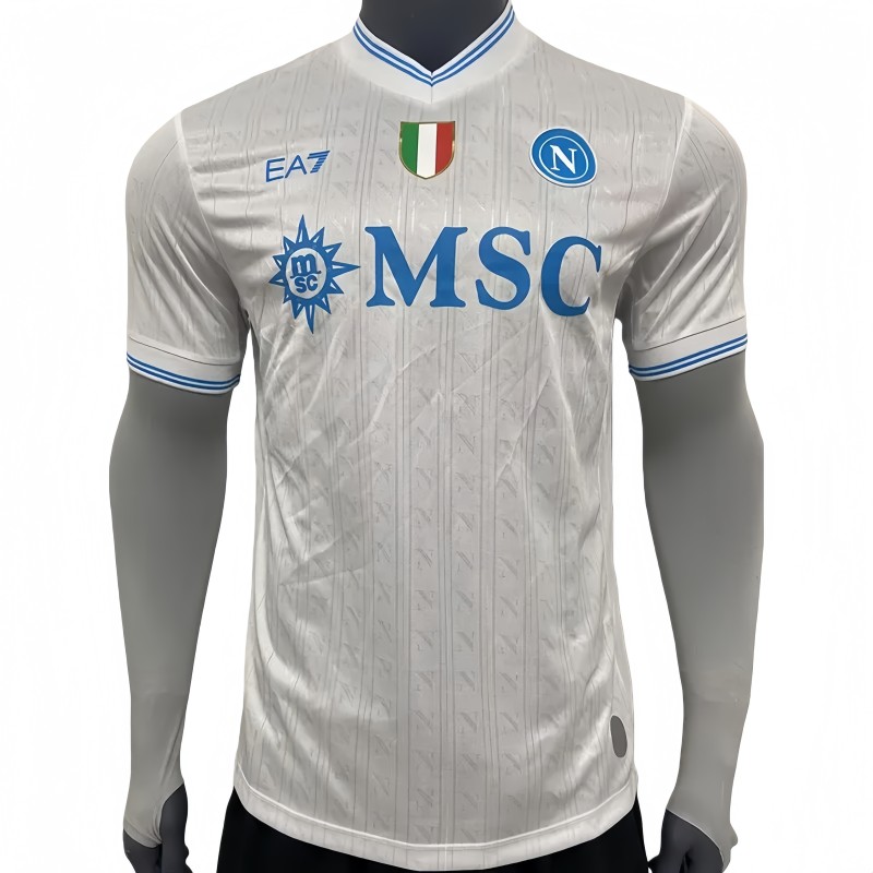 2025/26 Mens Napoli UEFA CL Away Player  soccer jersey