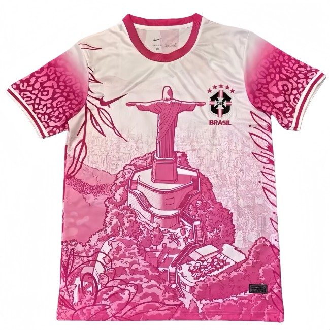 2025-26 Mens Brazil  Pink Special Edition soccer jersey